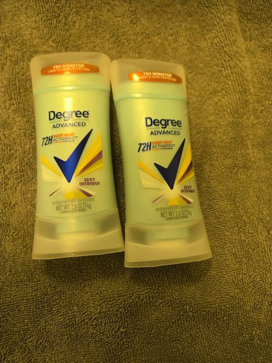 Degree Deodorant (2) Advanced Sexy Intrigue (2) Mens Cool Rush - Picture 1 of 2